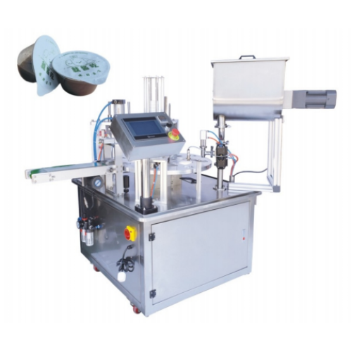 Convenient automatic milk tea sealing machine